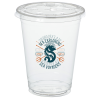 View Image 1 of 2 of Crystal Clear Cup with Straw Lid - 16 oz. - Low Qty - Full Color