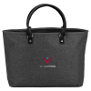 View Image 1 of 2 of Chambray Tote - Embroidered