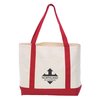 View Image 1 of 2 of Yolanda Polyester Boat Tote - 14 x 20 - Closeout