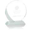 View Image 1 of 2 of White Crystal Award - Round