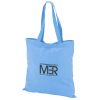 View Image 1 of 1 of Colored Cotton Hook and Loop Closure Tote - 24 hr