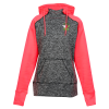 View Image 1 of 3 of J. America - Cosmic Poly Fleece CB Hoodie - Ladies' - Embroidered