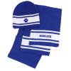 View Image 1 of 2 of Varsity Beanie and Scarf Set