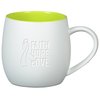 View Image 1 of 3 of White Quartz Ceramic Mug - 12 oz.