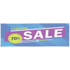 View Image 1 of 2 of Value Mesh Banner - 4' x 12' - 24 hr