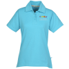View Image 1 of 3 of Ringspun Combed Cotton Jersey Polo - Ladies' - Embroidery