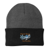 View Image 1 of 2 of Big Cuff Knit Cap - Two Tone