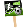 View Image 1 of 2 of Mini Hand Fan - Square - Full Color - 24 hr