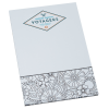 View Image 1 of 3 of Color-In Notepad - Floral - 24 hr