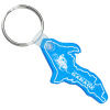 View Image 1 of 1 of Michigan - Upper Soft Keychain - Translucent