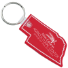 View Image 1 of 1 of Nebraska Soft Keychain - Translucent