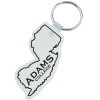 View Image 1 of 1 of New Jersey Soft Keychain - Opaque