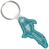 View Image 1 of 1 of Michigan - Upper Soft Keychain - Opaque