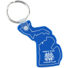 View Image 1 of 1 of Michigan - Lower + Upper Soft Keychain - Opaque