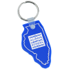 View Image 1 of 1 of Illinois Soft Keychain - Opaque