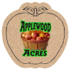 View Image 1 of 1 of Cork Coaster - Apple - Full Color