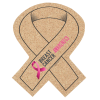 View Image 1 of 1 of Cork Coaster - Awareness Ribbon - Full Color