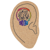 View Image 1 of 1 of Cork Coaster - Ear - Full Color
