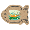 View Image 1 of 1 of Cork Coaster - Fish - Full Color
