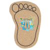 View Image 1 of 1 of Cork Coaster - Foot - Full Color