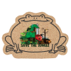 View Image 1 of 1 of Cork Coaster - Frog - Full Color