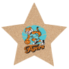 View Image 1 of 1 of Cork Coaster - Star - Full Color