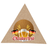 View Image 1 of 1 of Cork Coaster - Triangle - Full Color