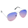 View Image 1 of 1 of On the Fly Aviator Sunglasses - Gradient Lens