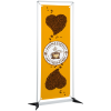 View Image 1 of 2 of FrameWorx Banner Stand - 23-1/2" - Two Sided