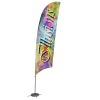 View Image 1 of 3 of Indoor Value Razor Sail Sign - 15' - One Sided