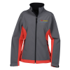 View Image 1 of 3 of Concord Colorblock Soft Shell Jacket - Ladies'