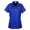 View Image 1 of 3 of Reflective Accent Pinpoint Mesh Polo - Ladies'