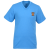 View Image 1 of 2 of Port Classic 5.4 oz. V-Neck T-Shirt - Men’s - Colors - Embroidered