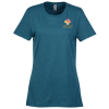 View Image 1 of 3 of Jerzees Dri-Power Tri-Blend T-Shirt - Ladies' - Embroidered