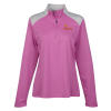 View Image 1 of 3 of Command Colorblock Snag Resistant 1/4-Zip Pullover - Ladies'