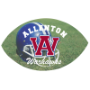 View Image 1 of 2 of Felt Football Magnet - 3" x 5"