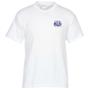 View Image 1 of 2 of Port 50/50 Blend T-Shirt - Men's - White - Embroidered - 24 hr