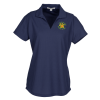 View Image 1 of 1 of Snag Resistant Textured Performance Polo - Ladies' - 24 hr