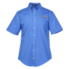 View Image 1 of 3 of Crown Collection Broadcloth Short Sleeve Shirt - Men's