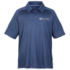 View Image 1 of 3 of Antero Performance Heathered Polo - Men's