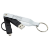 View Image 1 of 5 of Swivel Charging Cable Keychain