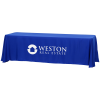 View Image 1 of 4 of Serged Value Closed-Back Table Throw - 8'