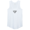 View Image 1 of 2 of Optimal Tri-Blend Racerback Tank - Ladies' - White