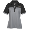 View Image 1 of 3 of Mack Performance Colorblock Polo - Ladies' - Embroidered - 24 hr