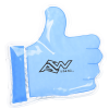 View Image 1 of 2 of Mini Hot/Cold Pack - Thumbs Up