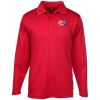 View Image 1 of 3 of Contour Long Sleeve Performance Polo - Men's
