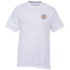 View Image 1 of 2 of Principle Performance Blend T-Shirt - White - Embroidered