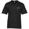 View Image 1 of 3 of Perfect Weight V-Neck Tee - Men's - Colors - Embroidered