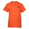 View Image 1 of 3 of Gildan 5.3 oz. Cotton T-Shirt with Pocket - Men's - Colors