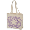 View Image 1 of 1 of Birdie 10 oz. Cotton Gusseted Tote - 13-1/2" x 17-3/4"